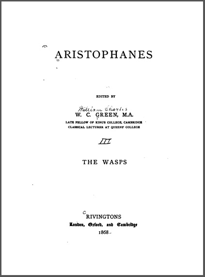 TheWaspsAristophanes3